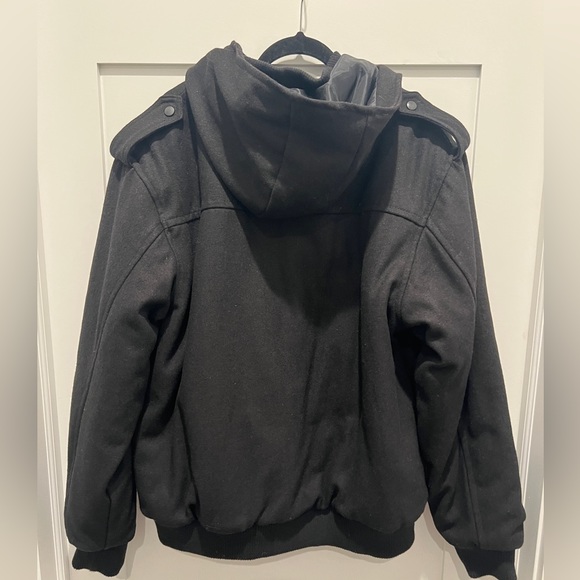 English Laundry by Christopher Wicks Blaque Label  XL men's Black coat  NEW - Picture 4 of 9